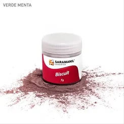 Corante de Biscuit - 75.088 - Verde Menta 7g - Saramanil