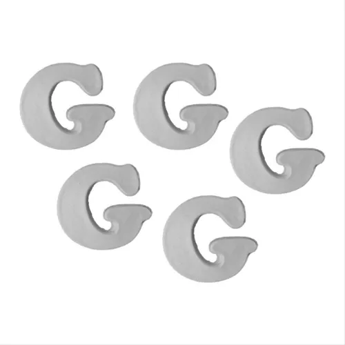Resina Letra G - 5 Peças