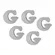 Resina Letra G - 5 Peças