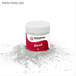 Corante de Biscuit - 75.051 - Preto Perola 7g - Saramanil