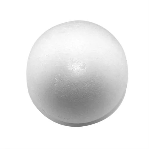 Bola de Isopor Maciça - 080mm - Pacote com 20 unid.