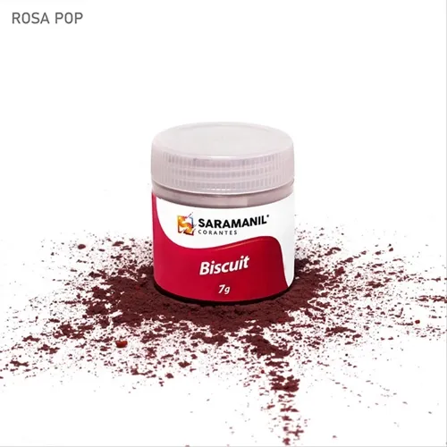 Corante de Biscuit - 75.091 - Rosa Pop 7g - Saramanil
