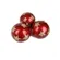 Bola Decorada Pvc C/3 Und (Vermelho Dourado) - 10C