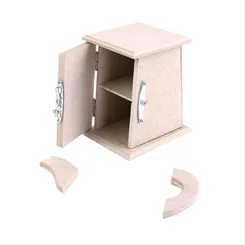 Bule MDF Porta Chá Pequeno - REF.80 - 11x9x13cm