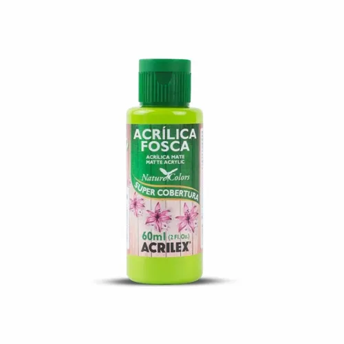 Tinta Acrilica Fosca - 60ml - 802 - Verde Maca - Acrilex