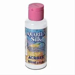 Tinta Aquarela Silk - 60ml - Clareador - Incolor - 500 - Acrilex