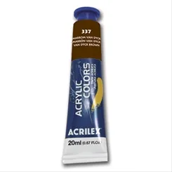Acrylic Colors - 20ml - Marrom Van Dick - 337 - Acrilex