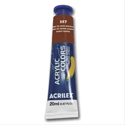Acrylic Colors - 20ml - Terra Siena Queimada - 357 - Acrilex