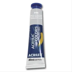 Acrylic Colors - 20ml - Prata Iridescente - 386 - Acrilex