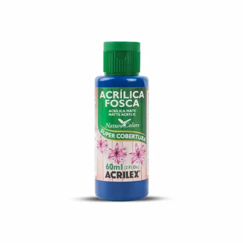 Tinta Acrílica Fosca - 60ml - Azul Turquesa - 501 - Acrilex
