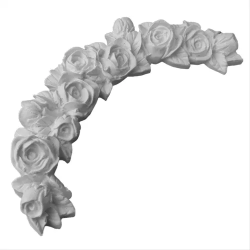 Aplique de Resina - Floral - 0279 - 3x13cm