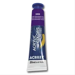 Acrylic Colors - 20ml - Violeta Permanente Escuro - 330 - Acrilex