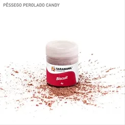 Corante de Biscuit - 75.706 - Pessego Candy 4g - Saramanil