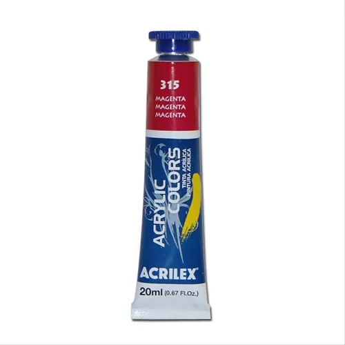 Acrylic Colors - 20ml - Magenta - 315 - Acrilex