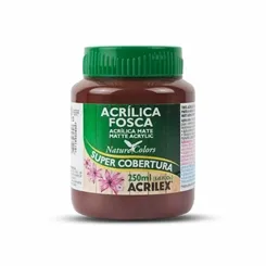 Tinta Acrílica - 250ml - Marrom Escuro - 526 - Acrilex