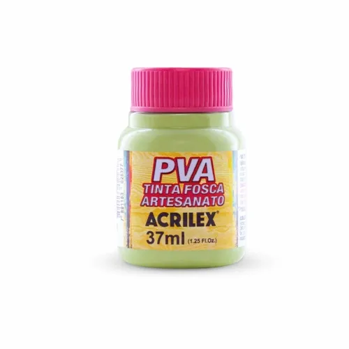 Tinta Plástica PVA - 37ml - Verde Alecrim - 898 - Acrilex