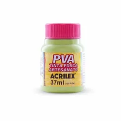 Tinta Plástica PVA - 37ml - Verde Alecrim - 898 - Acrilex