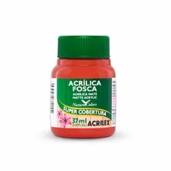 Tinta Acrílica Fosca - 37ml - Vermelho Vivo - 541 - Acrilex