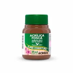 Tinta Acrílica Fosca - 37ml - Marrom - 531 - Acrilex