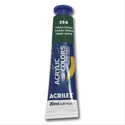 Acrylic Colors - 20ml - Terra Verde - 354 - Acrilex