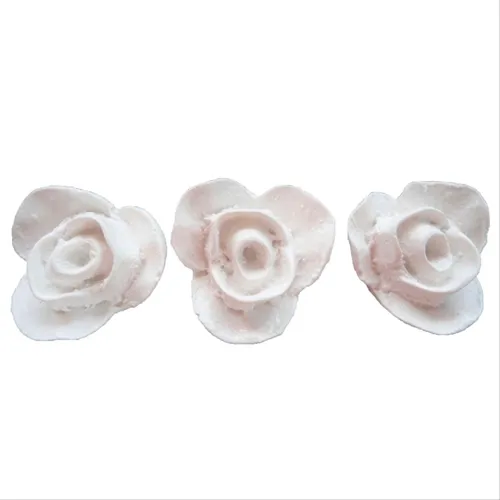 Aplique de Resina - Rosa Micro - 0069 -  2x2cm
