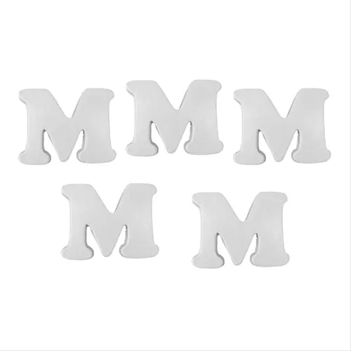 Resina Letra M - 5 Peças