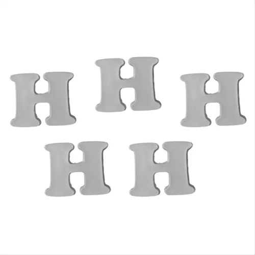 Resina Letra H - 5 Peças
