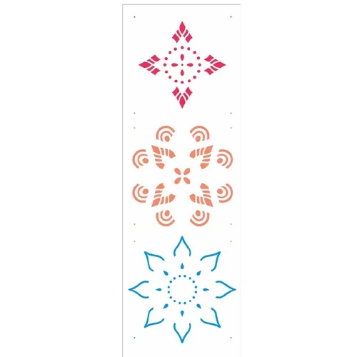Stencil - 10x30cm - Mandala I - OPA2672 - Opa Criando Arte