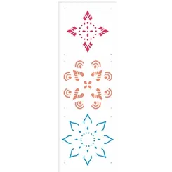 Stencil - 10x30cm - Mandala I - OPA2672 - Opa Criando Arte