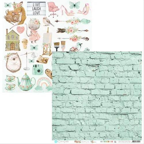 Papel Scrapbook - Waitting For - WAI01 - Carina Sartor