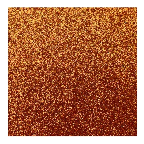 Folha de EVA Glitter - 40x60cm - Cobre - Make+