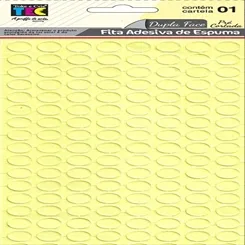 Fita Adesiva Espuma Dupla Face - Pré Cortada - Redonda - FAD005 - 6861 - Toke e Crie