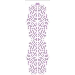Stencil - 10x30cm - Negativo Renda Arabresco - OPA2425 - Opa Criando Arte