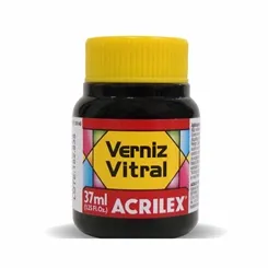 Verniz Vitral - 37ml - Vermelho Fogo - 507 - Acrilex