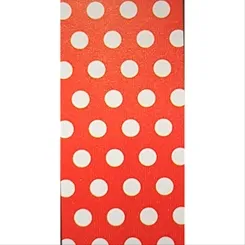 Folha de EVA Poa - 40x60cm - Vermelho e Branco - Make+