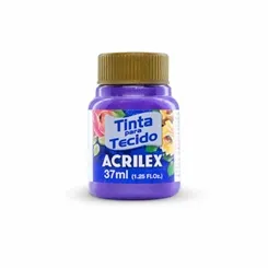 Tinta Tecido Metálica - 37ml - Violeta - 516 - Acrilex