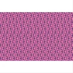 Folha de EVA Estampado - 40x60cm - Coraçao Rosa - Make+