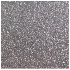 Folha de EVA Glitter - 40x60cm - Prata - Make+