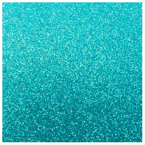 Folha de EVA Glitter - 40x60cm - Azul Agua Neon - Make+