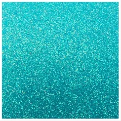 Folha de EVA Glitter - 40x60cm - Azul Agua Neon - Make+