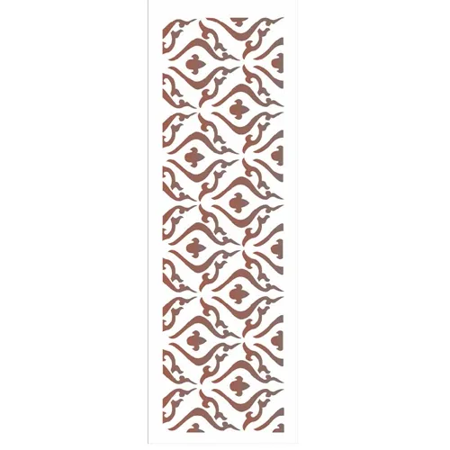 Stencil - 10x30cm - Estamparia Colonial I - OPA1999 - Opa Criando Arte