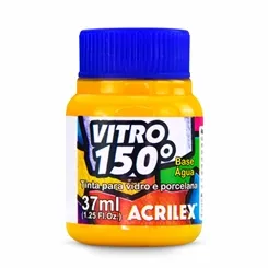 Tinta Vitro 150 - 37ml - Amarelo Ouro - 505 - Acrilex