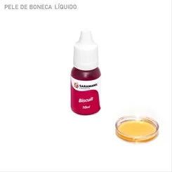 Corante Líquido para Biscuit - 85.003 - Pele de Boneca 10ml - Saramanil
