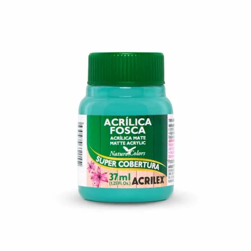 Tinta Acrílica Fosca - 37ml - Turquesa - 577 - Acrilex