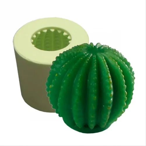 Forma Silicone Sabonete - Cacto Bola - 6381