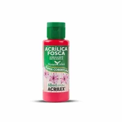 Tinta Acrílica Fosca - 60ml - Vermelho Fogo - 507 - Acrilex