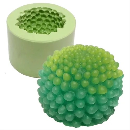 Forma Silicone Sabonete - Cacto Bolinha - 112
