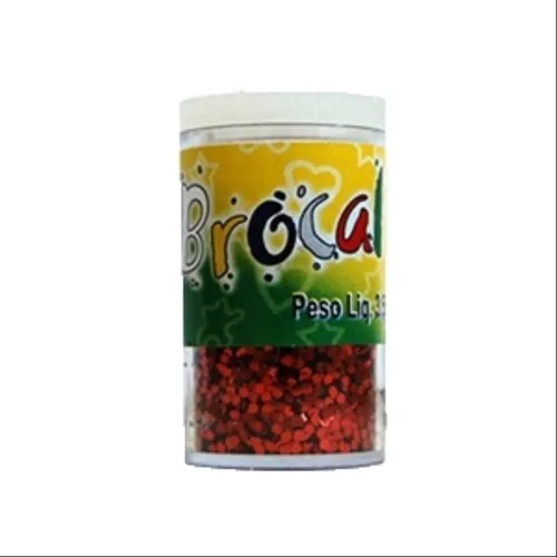 Brocal - 3,5g - Vermelho - Glitter