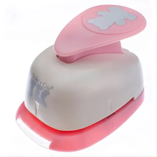 Furador Jumbo Alavanca - FJA064 - Urso (Papel) - Toke e Crie