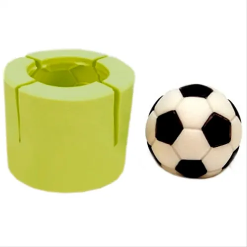 Forma Silicone Sabonete - Bola De Futebol - 3782
